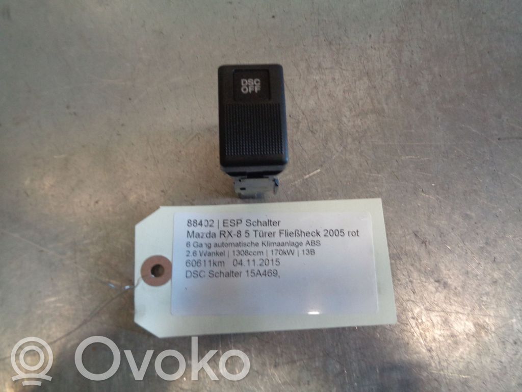 Mazda RX8 ESP (stability program) switch 