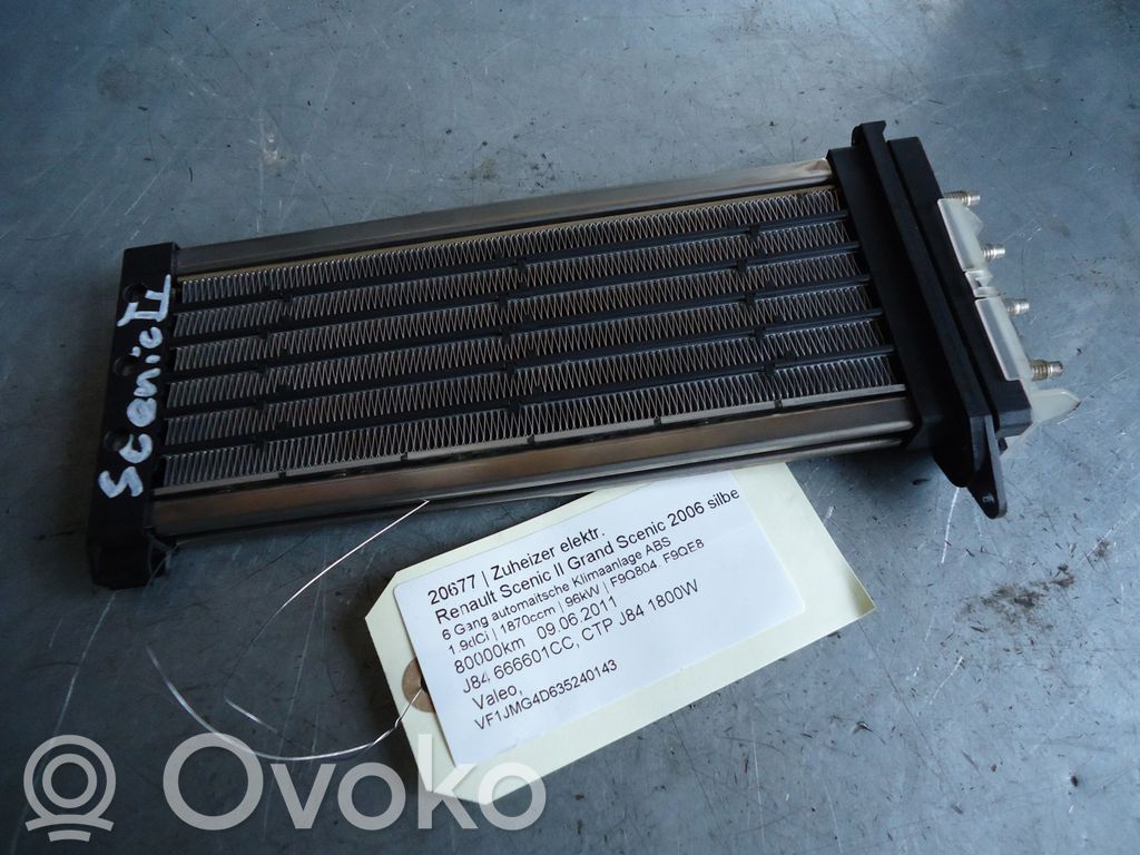 Renault Scenic II -  Grand scenic II Electric cabin heater radiator 