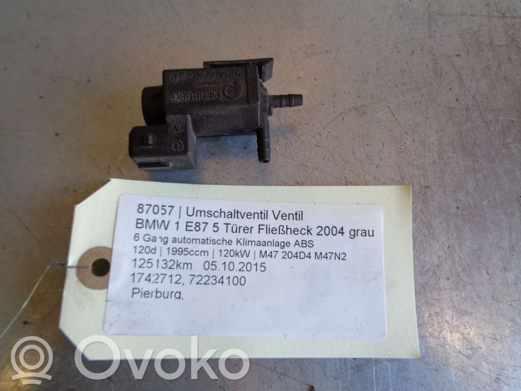 BMW 1 E81 E87 Zawór elektromagnetyczny 