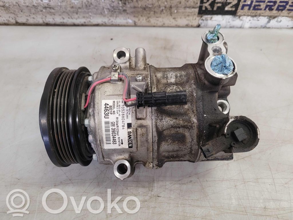 Opel Astra K Klimakompressor Pumpe 