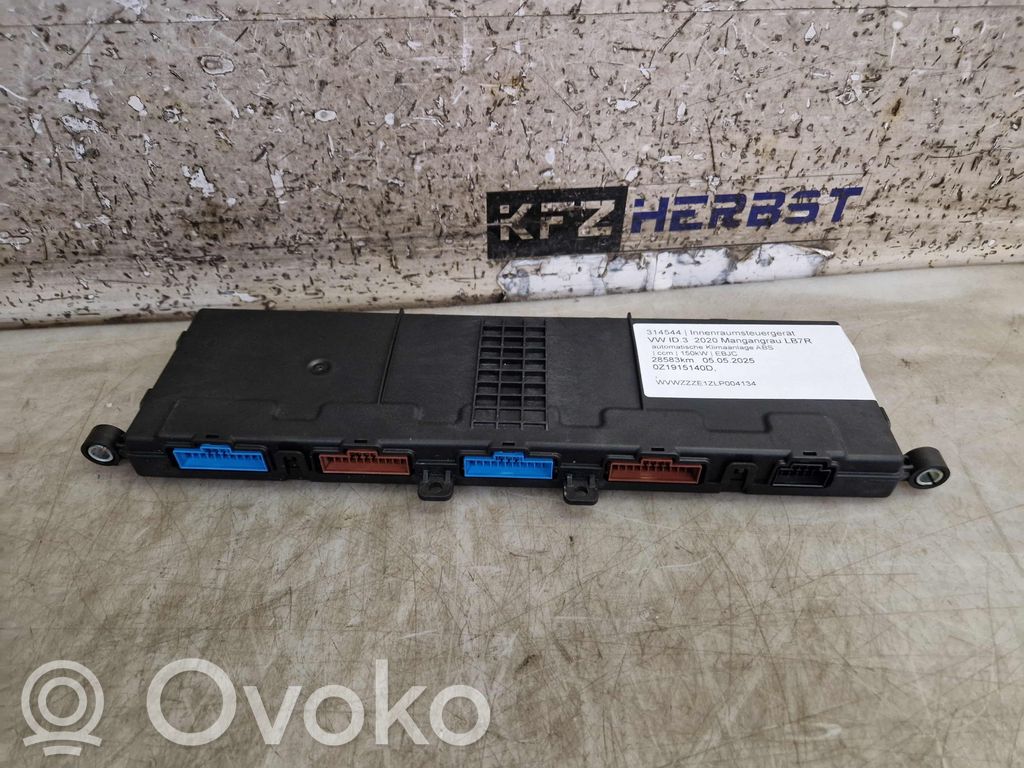 Volkswagen ID.3 Autres unités de commande / modules 