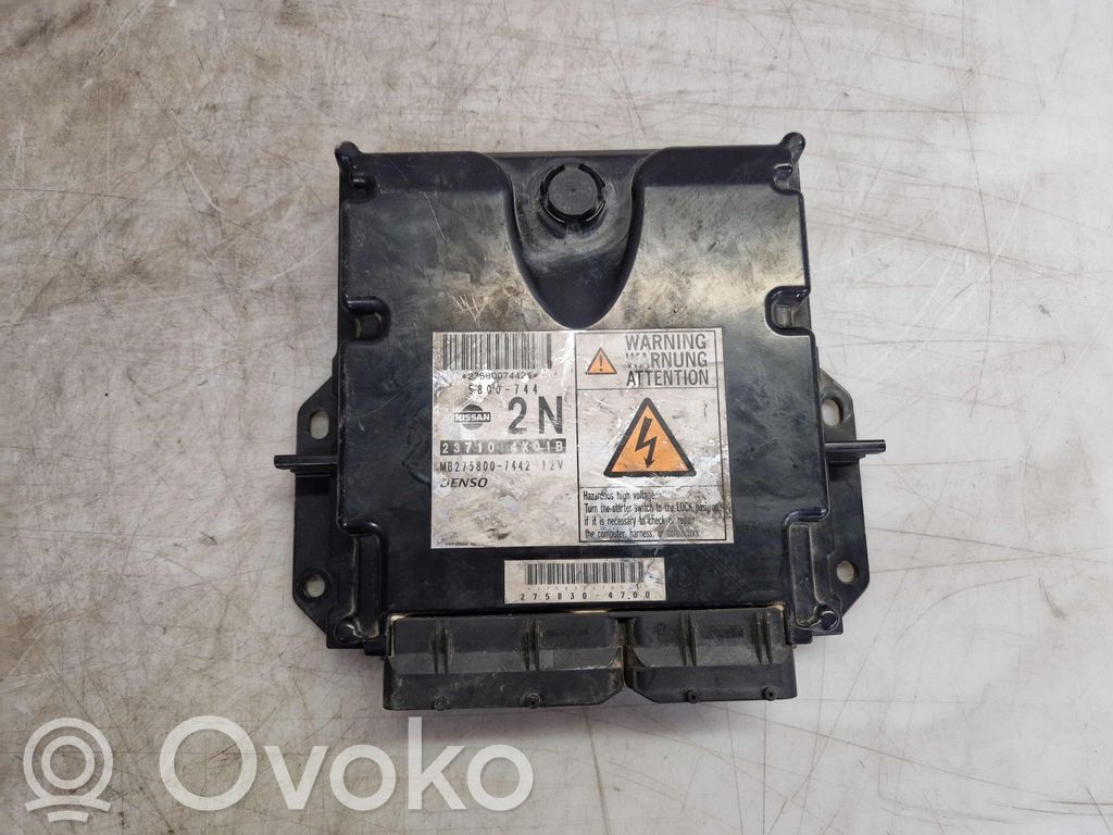 Engine control unit/module   237104X01B,237104X01B,MB2758007442,237104X01B,2758304700,58007442N,MB2758007442