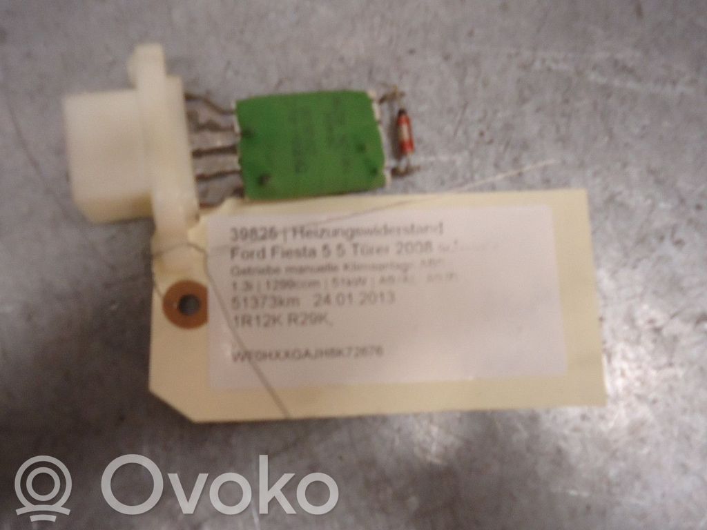 Ford Fiesta Rezystor / Opornik dmuchawy nawiewu 