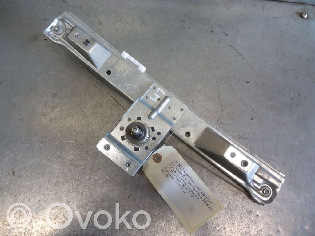 Opel Corsa D Alzacristalli manuale della portiera posteriore