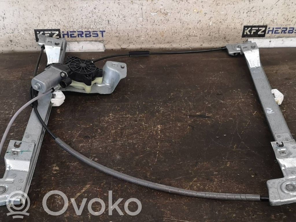 Renault Kangoo II Meccanismo di sollevamento del finestrino anteriore senza motorino 