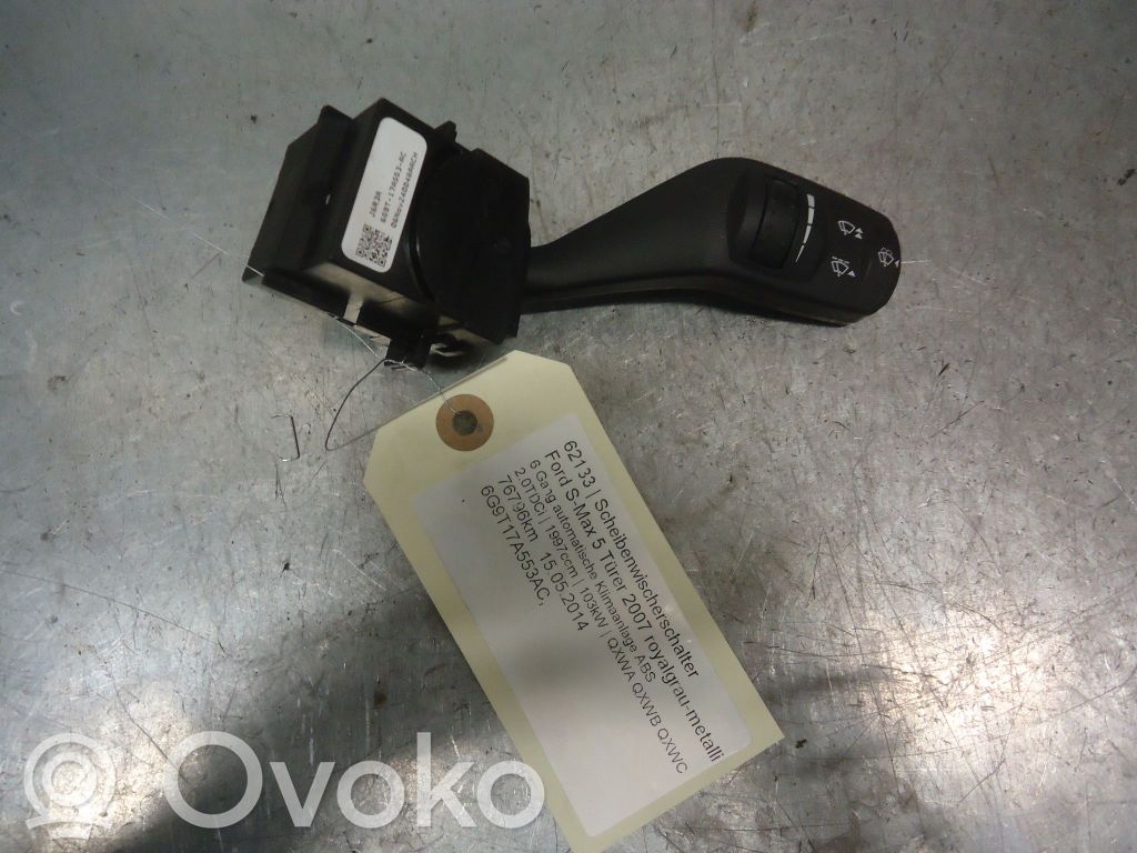 Wiper switch   6G9T17A553AC,6G9T17A553AC