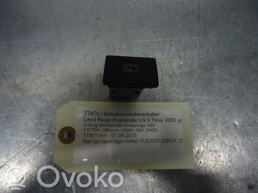 Land Rover Freelander Interruptor del limpiaparabrisas 
