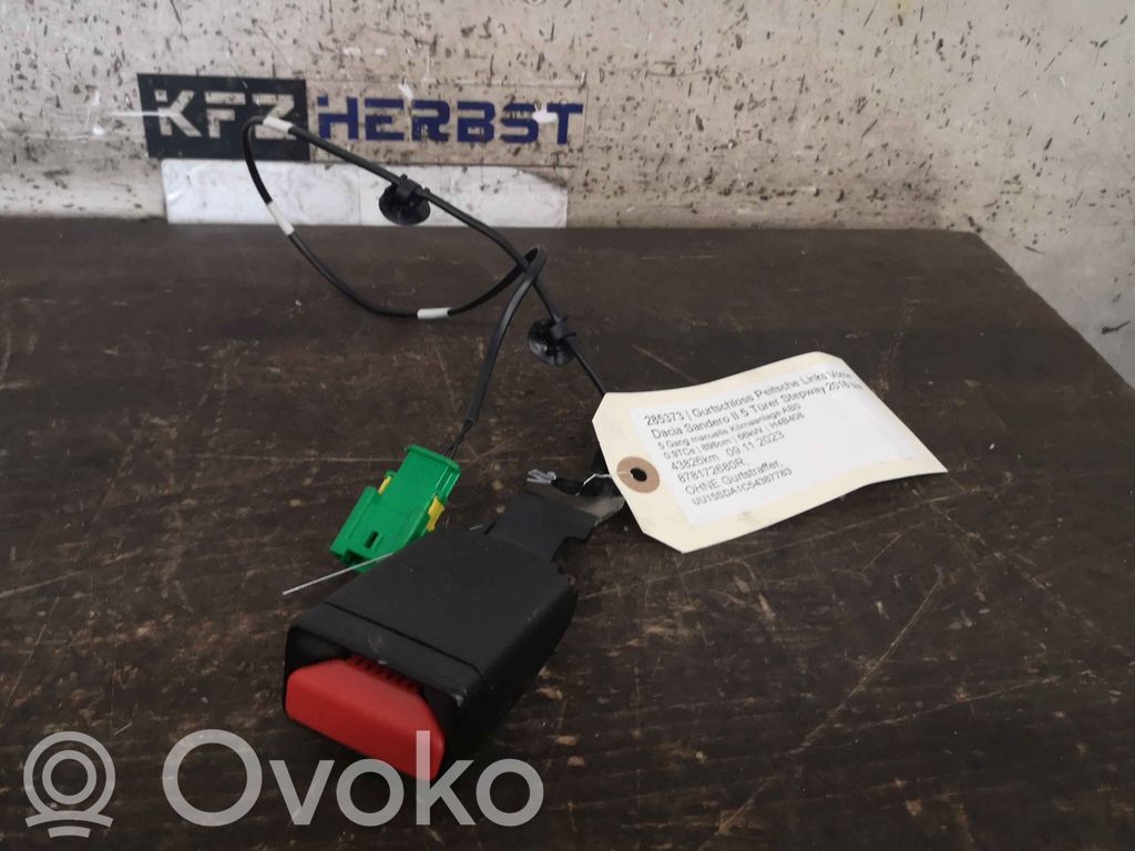 Dacia Sandero II Fibbia della cintura di sicurezza anteriore