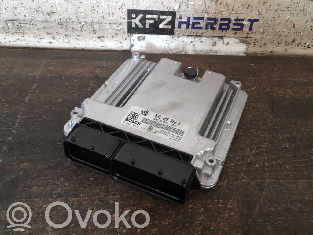 Engine control unit/module   038906016S,0281012763,0281012763,038906016S