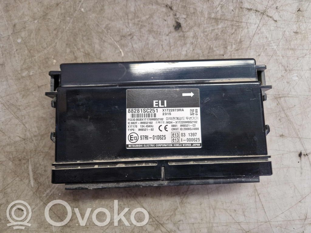 Subaru Forester SH Other control units/modules 