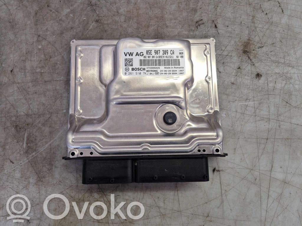 Engine control unit/module   05E907309CA,05E906019CN,05E906019CN,05E907309CA,5FN