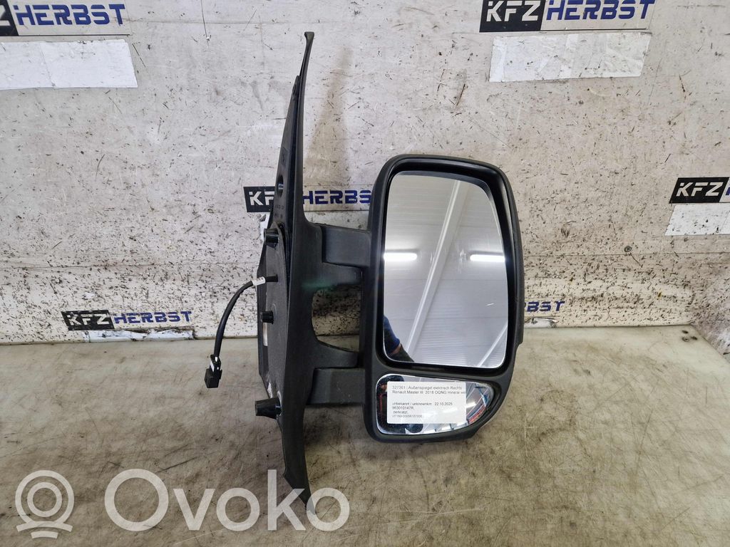 Renault Master III Specchietto retrovisore elettrico portiera anteriore 