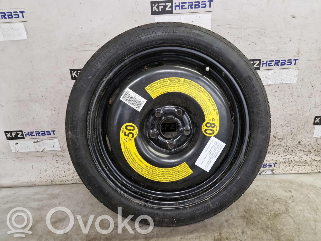 Volkswagen Golf VII 18 Zoll Ersatzrad Reserverad 