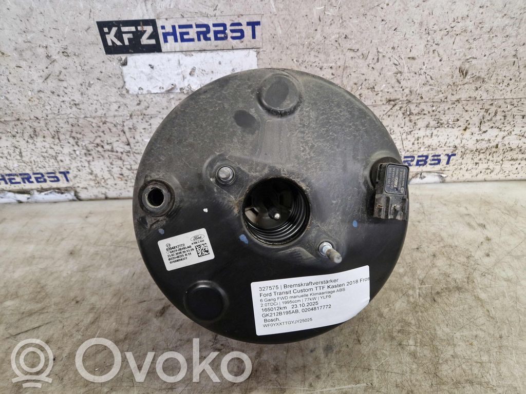 Brake booster   GK212B195AB,0204817772,0204817772,GK212B195AB,KTGK212002AB