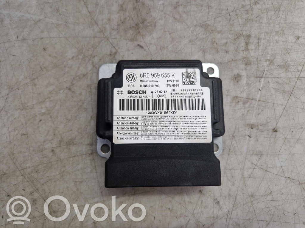 Centralina/modulo airbag   6R0959655K,01M,01M,0285010793,6R0959655K