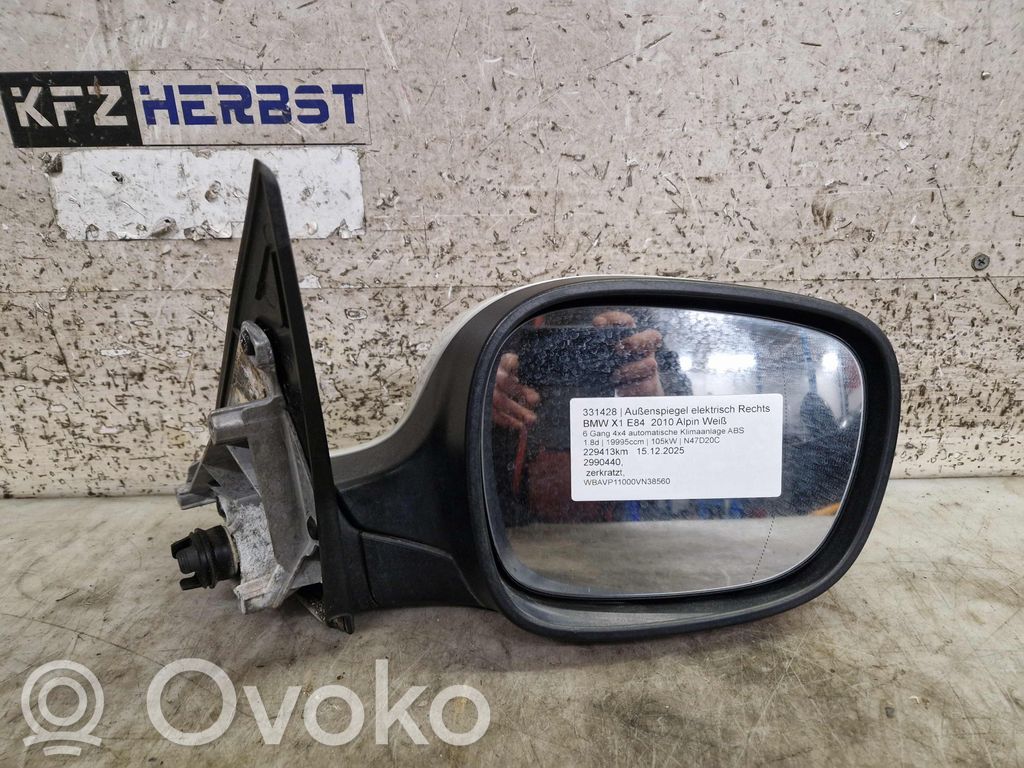 BMW X1 E84 Specchietto retrovisore elettrico portiera anteriore 