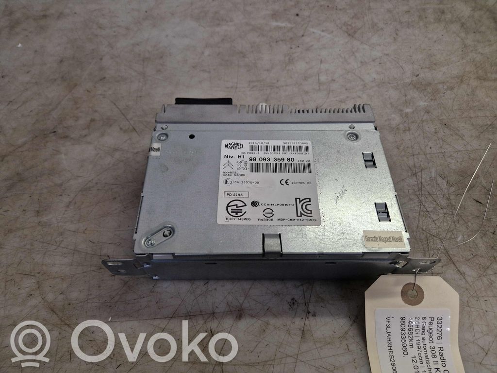 Peugeot 308 Stacja multimedialna GPS / CD / DVD 
