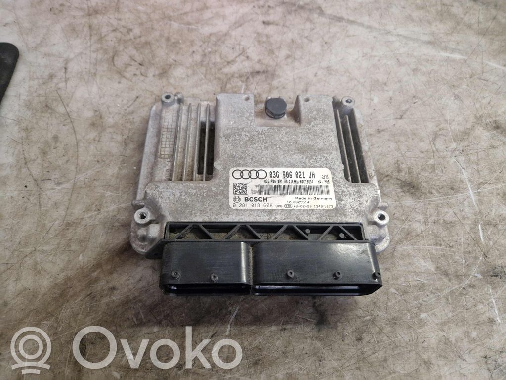 Unidad de control/módulo del motor   03G906021JH,03G906021AB,0281013608,03G906021AB,03G906021JH