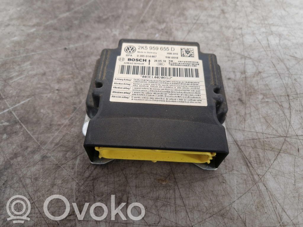 Volkswagen Caddy Sterownik / Moduł Airbag 