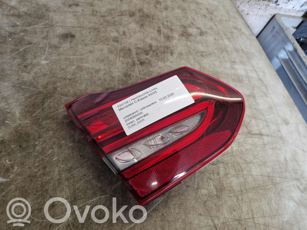 Mercedes-Benz C W205 Lampa tylna 