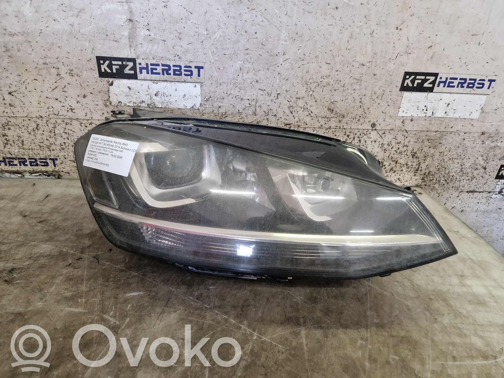 Volkswagen Golf VII Phare frontale 