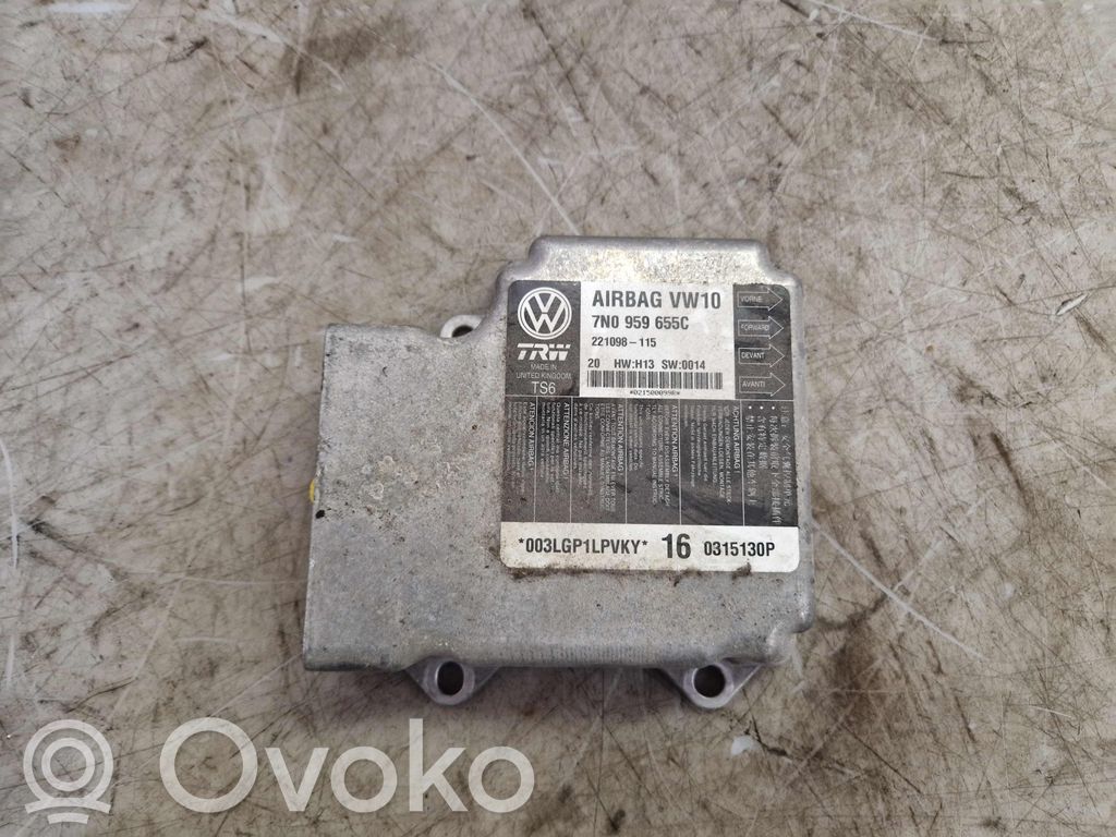 Airbag control unit/module   7N0959655C,00F,00F,7N0959655C