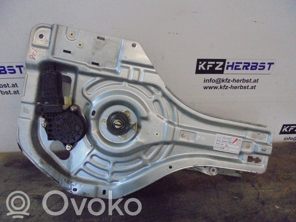 Hyundai Tucson LM Meccanismo di sollevamento del finestrino posteriore senza motorino 