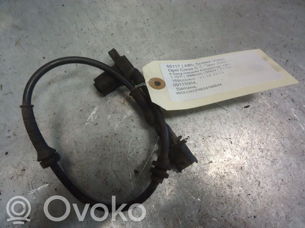 ABS wheel speed sensor   09115064,09115064