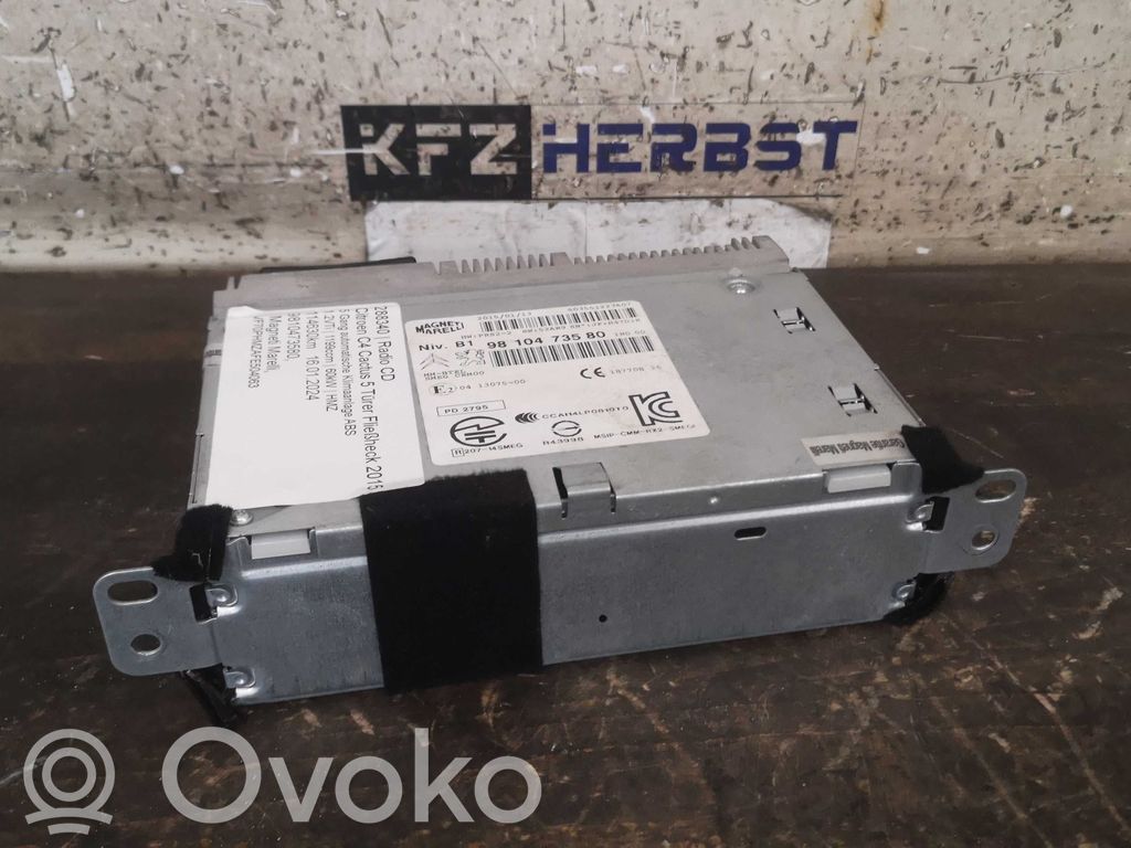Navigation unit CD/DVD player   9810473580,9810473580
