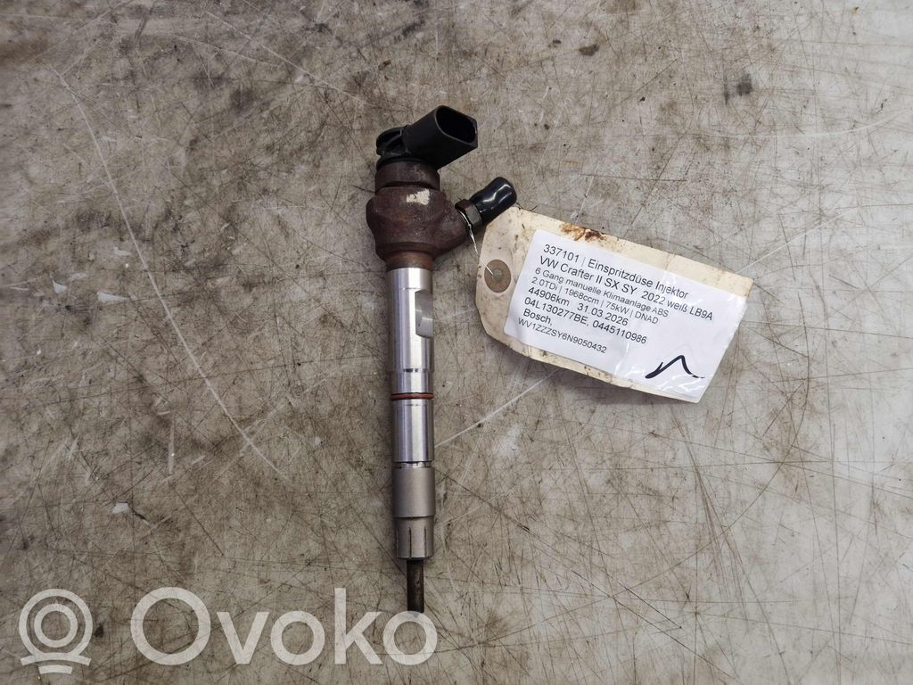 Inyector de combustible   04L130277BE,0445110986,0445110986,04L130277BE,04L130277BH