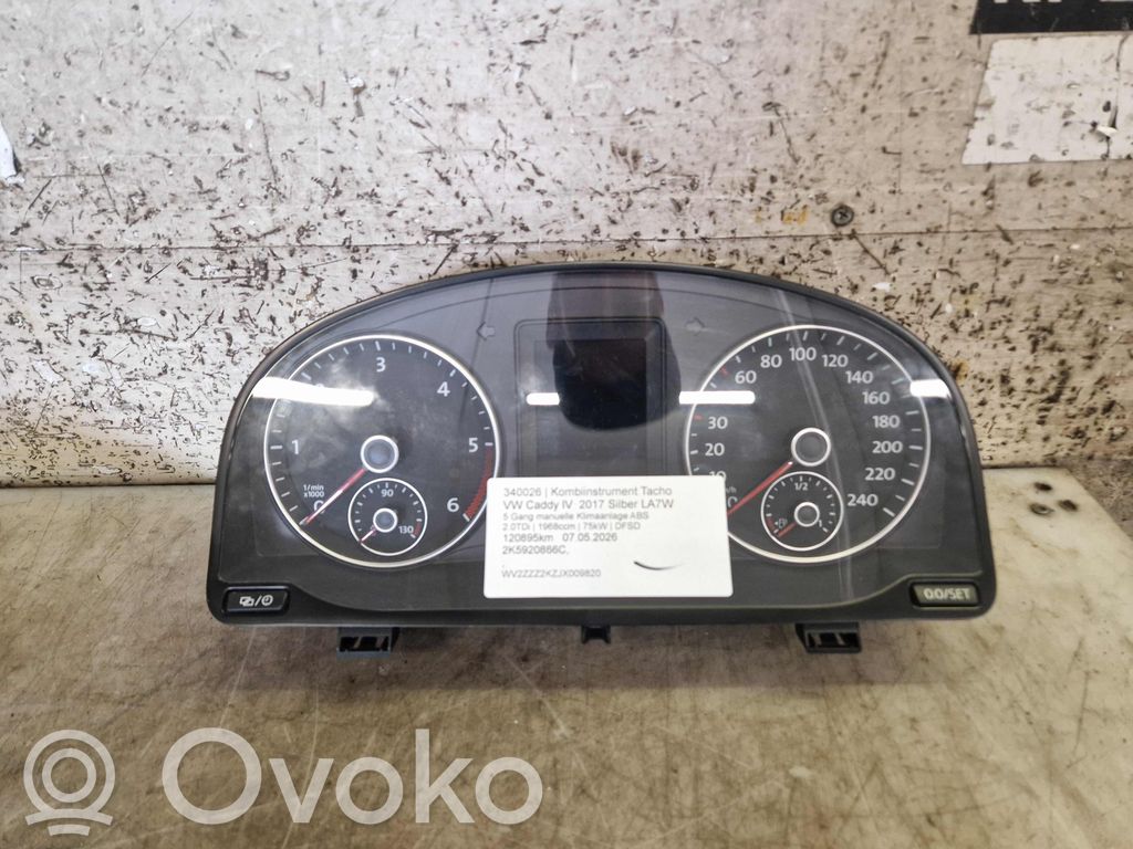 Volkswagen Caddy Licznik / Prędkościomierz 