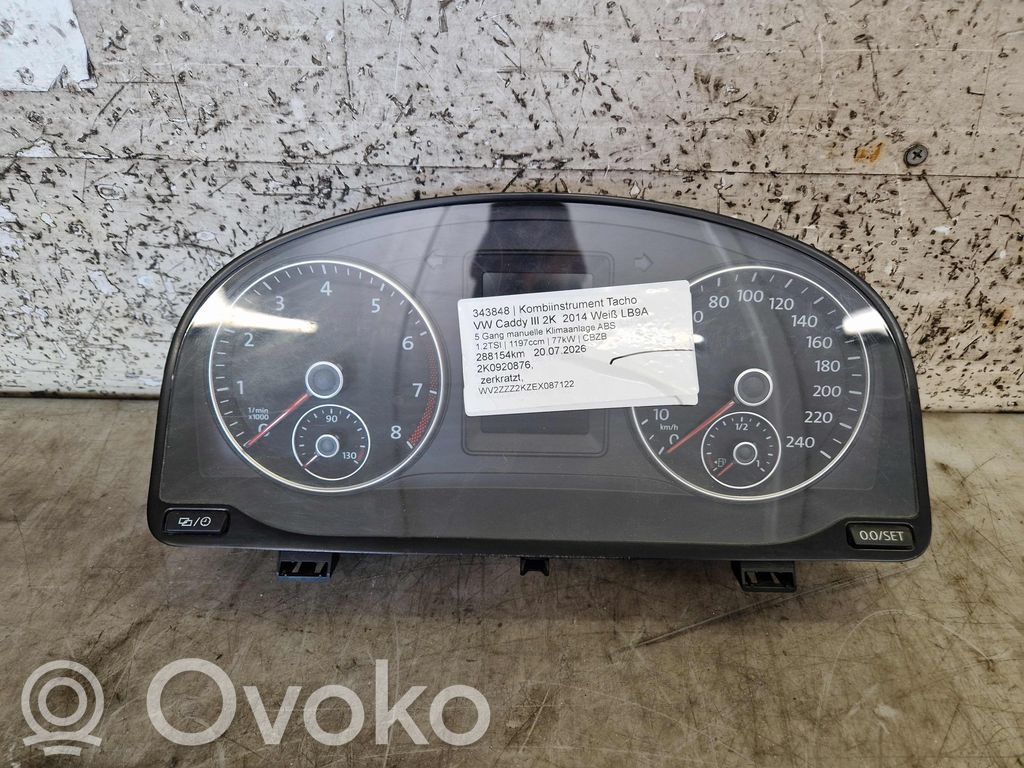 Volkswagen Caddy Licznik / Prędkościomierz 