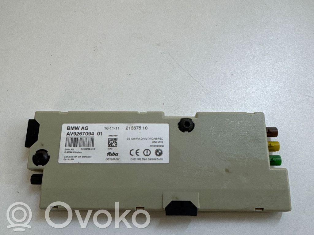 BMW 6 F12 F13 Aerial antenna amplifier 