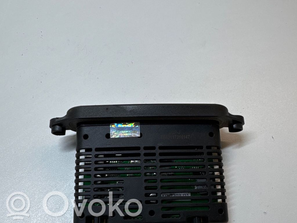 BMW 3 F30 F35 F31 Sterownik / moduł świateł Xenon 