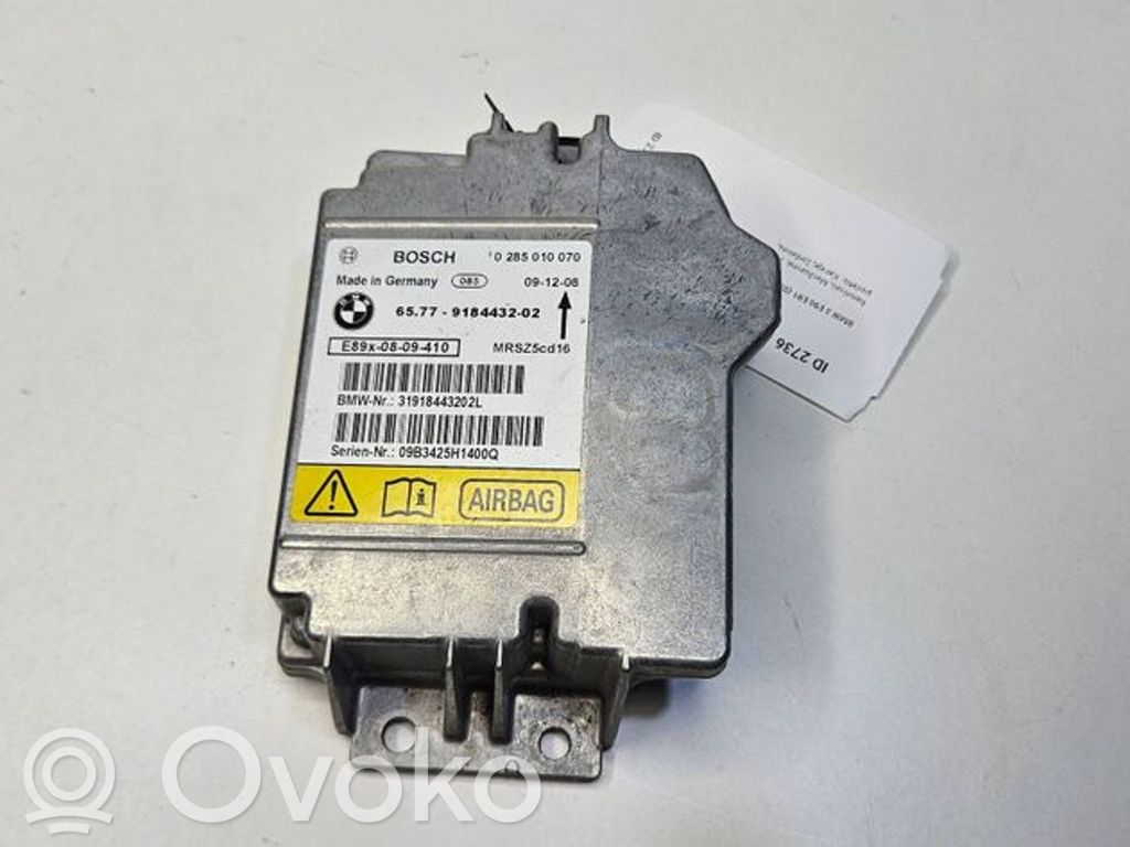 Airbagsteuergerät   9184432,9184432,0285010070,09B3425H1400Q,31918443202L
