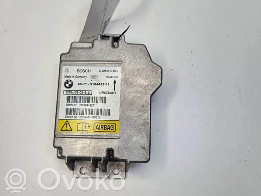 Turvatyynyn ohjainlaite/moduuli   9184432,9184432,0285010070,31918443201I