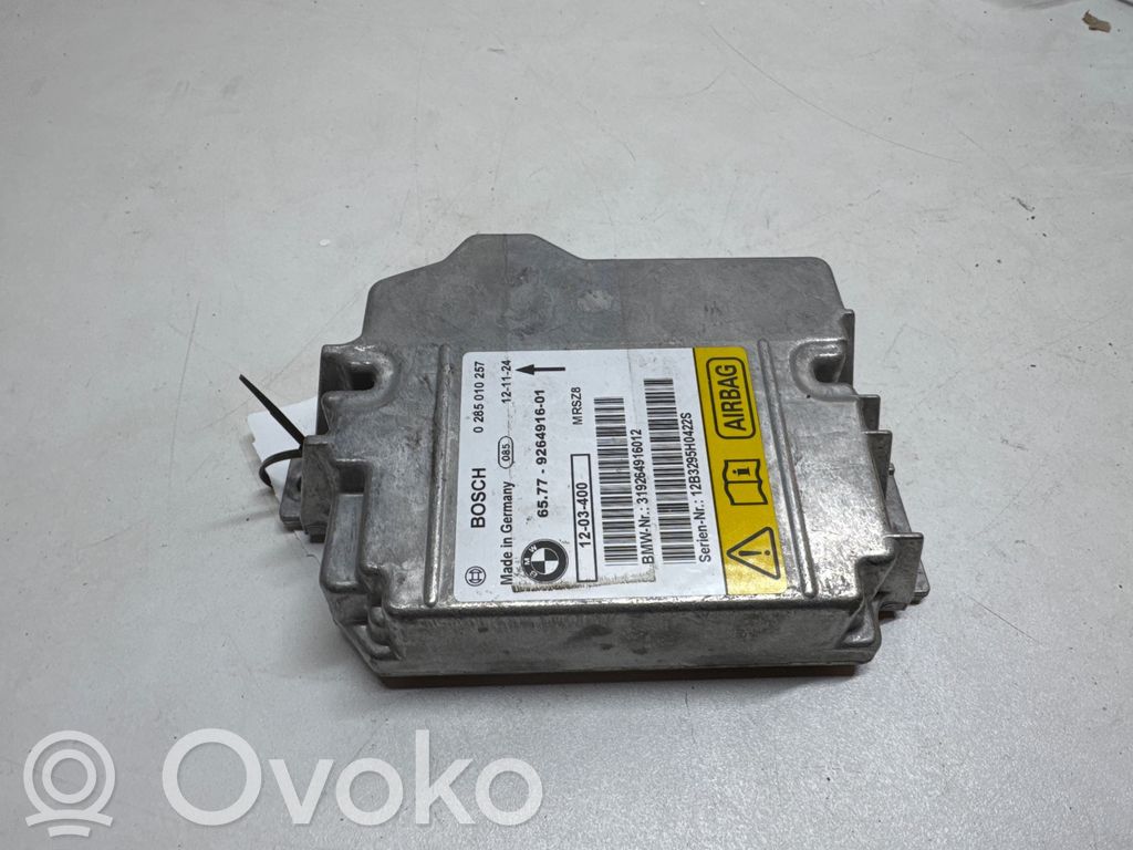 BMW 3 E92 E93 Centralina/modulo airbag 