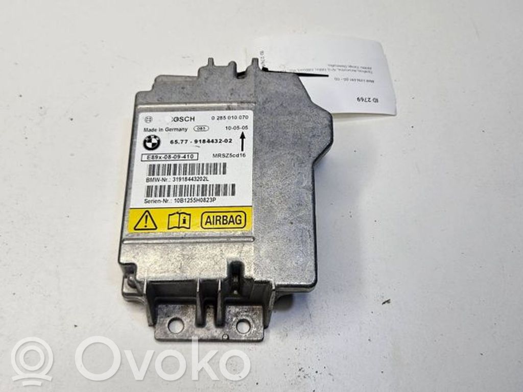 Airbag control unit/module   9184432,9184432,0285010070,10B1255H0823P,31918443202L