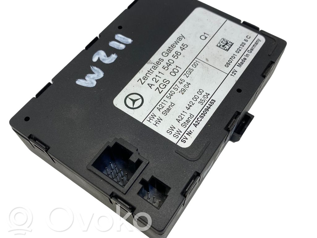 Módulo de control Gateway   A2115405645,A2115405645,ZGS001
