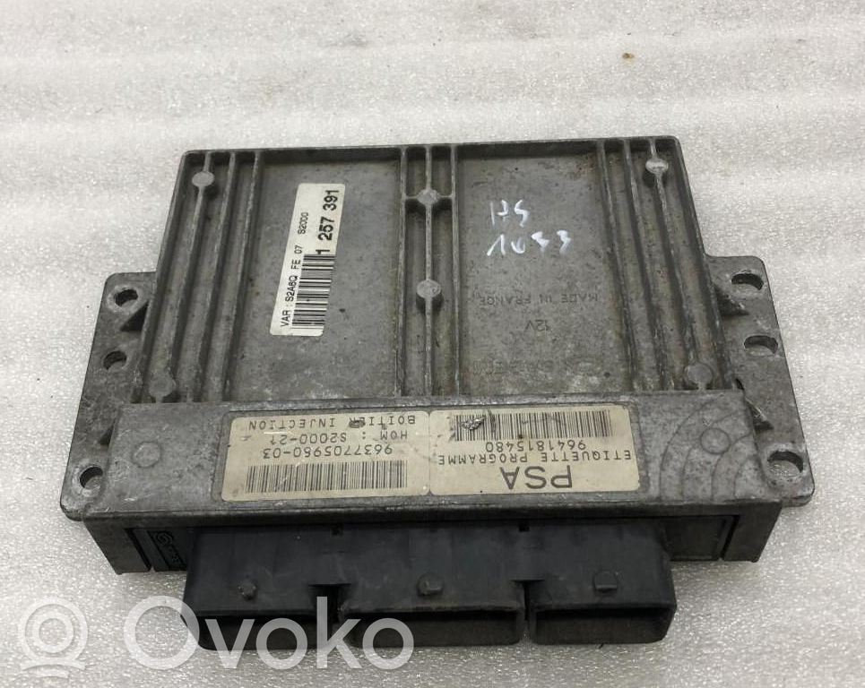 Peugeot 407 Engine control unit/module ECU 