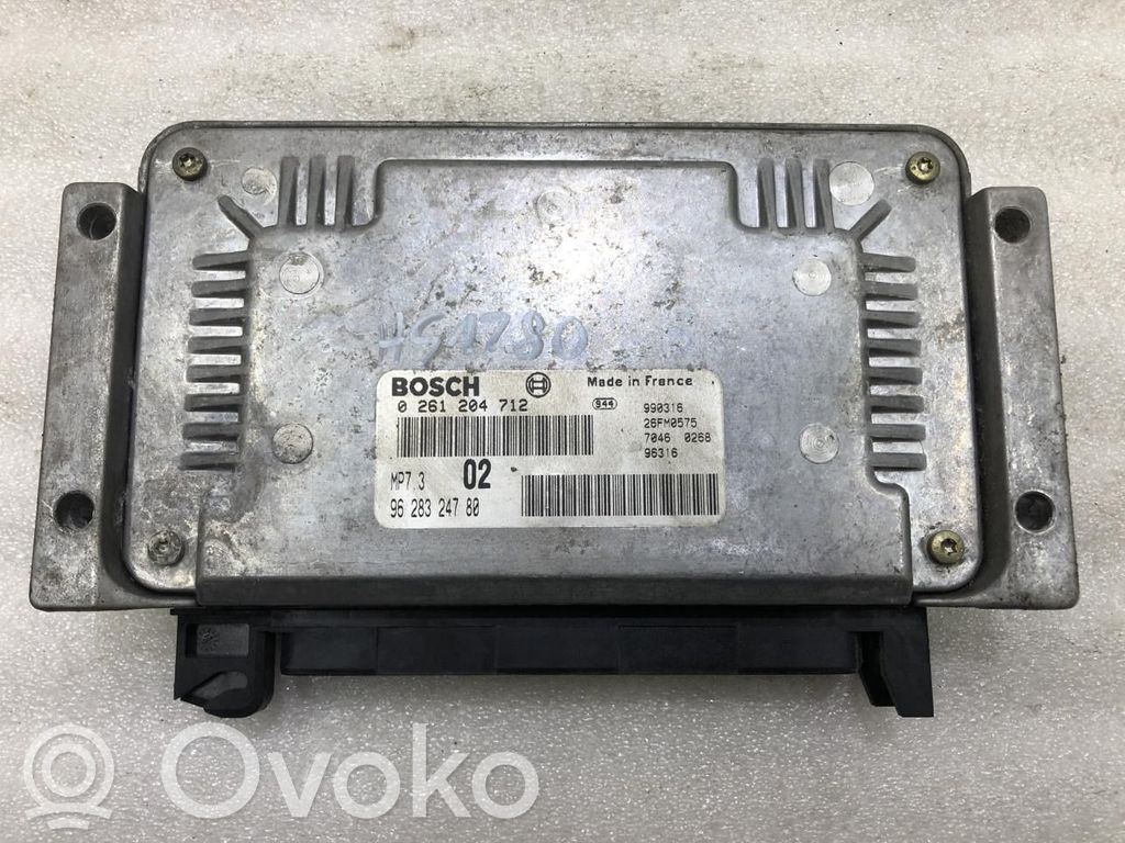 Peugeot 206 Unitate control motor/modul ECU 
