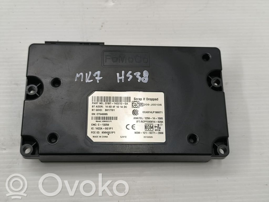 Ford Fiesta Bluetooth control unit module 