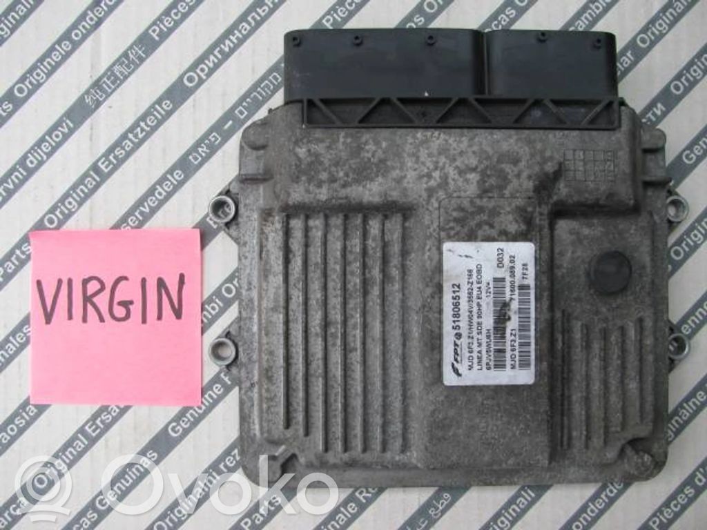 Engine control unit/module ECU   51806512,MJD6F3Z1