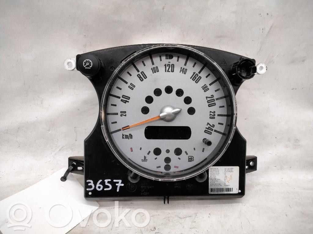 Mini One - Cooper R50 - 53 Nopeusmittari (mittaristo) 