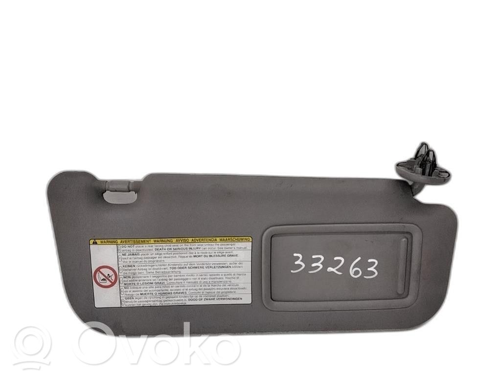 Toyota Yaris Sun visor 