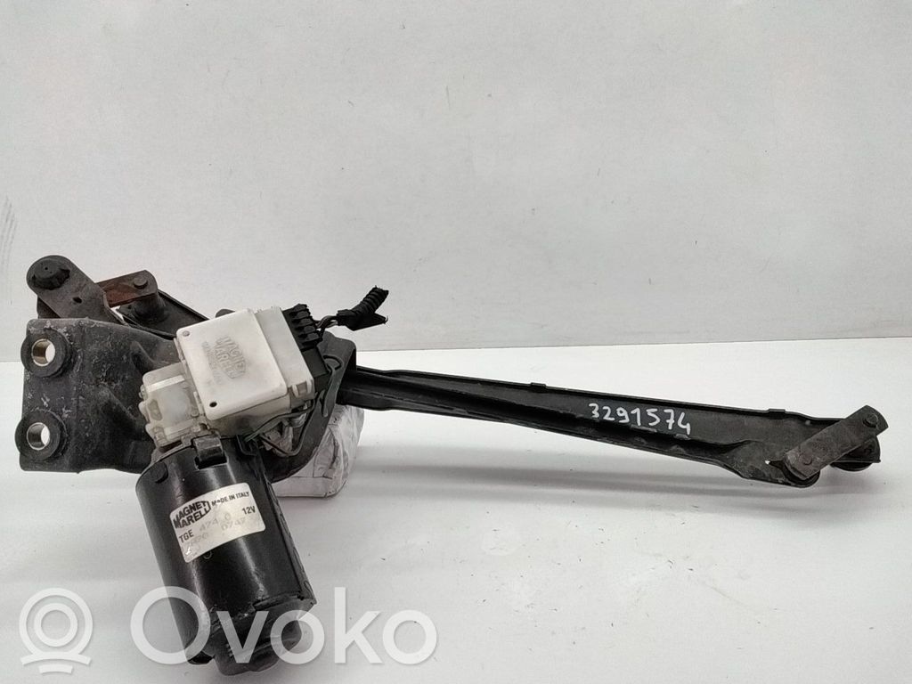 Fiat 500 Cinquecento Mechanizm i silniczek wycieraczek szyby przedniej / czołowej 