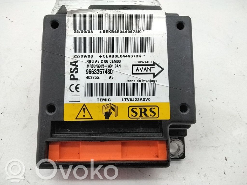 Citroen C3 Airbag control unit/module 