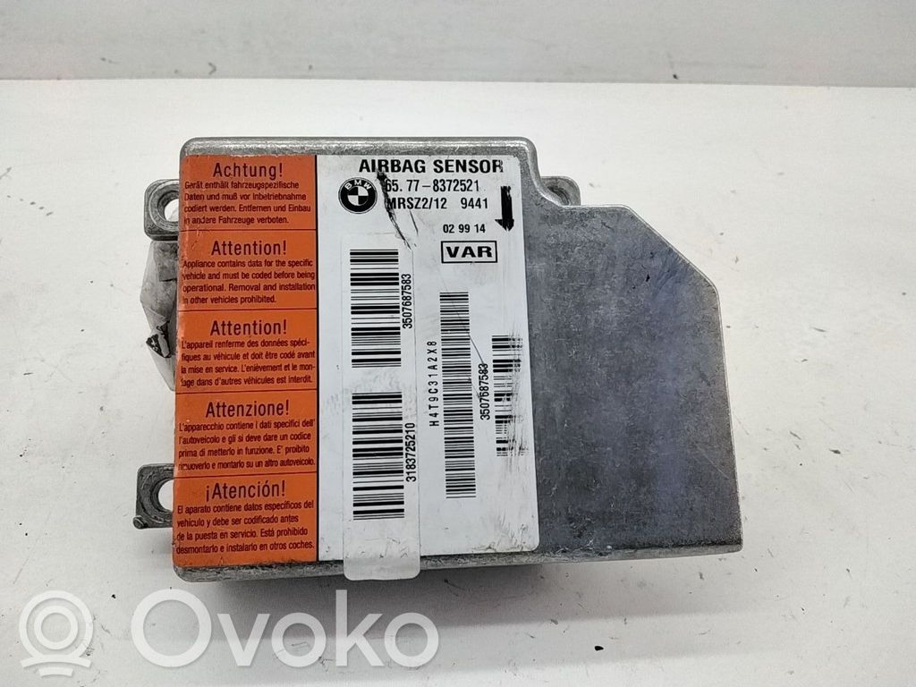 BMW 5 E39 Unitate/modul de comandă airbaguri 