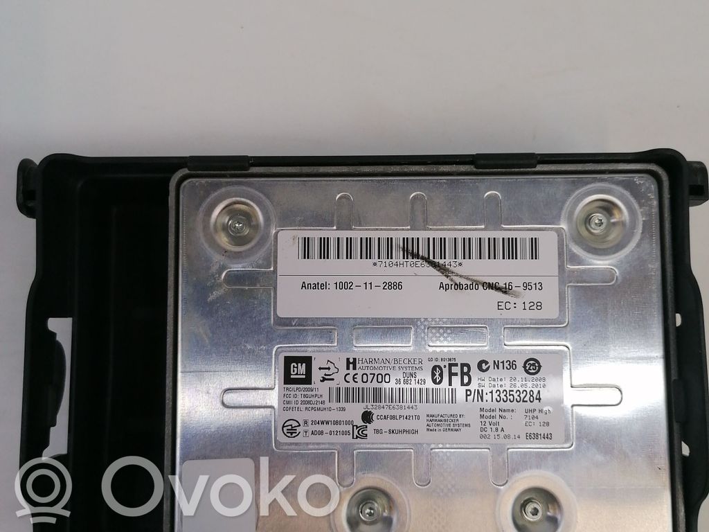 Moduł / Sterownik Bluetooth   7104HT0E6381443,1002112886,CNC169513,13353284,EC128