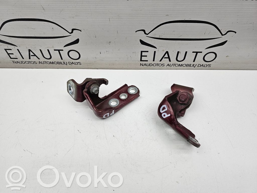 Front door hinge set